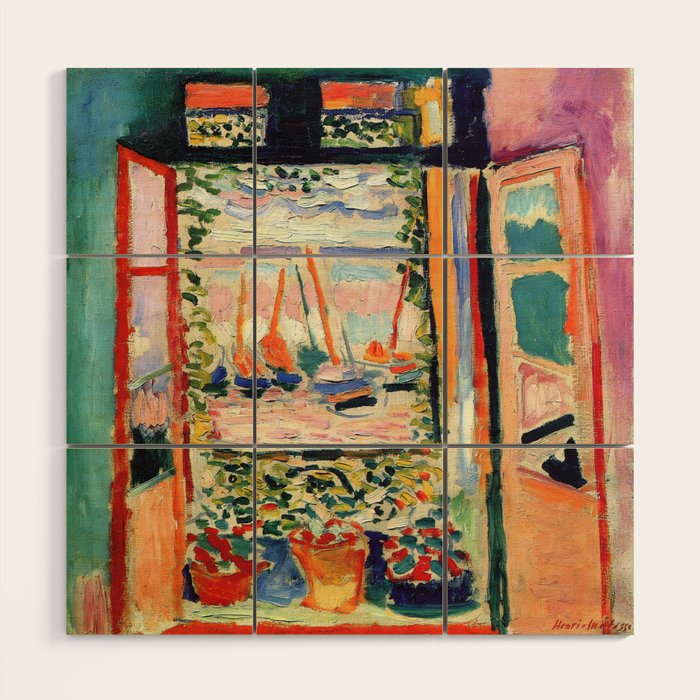 Henri Matisse The Open Window Wood Wall Art Gallery Image 1