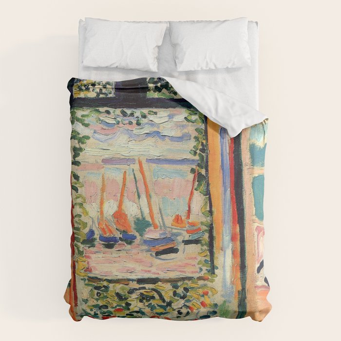 Henri Matisse The Open Window Duvet Cover Gallery Image 1