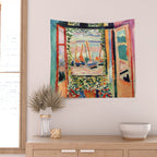Henri Matisse The Open Window Wall Tapestry Gallery Image 2