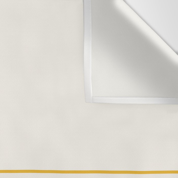 Retro Golden Yellow Minimalist Stripes Wall Tapestry Gallery Image 3