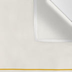 Retro Golden Yellow Minimalist Stripes Wall Tapestry Gallery Image 3
