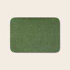 Sage Green Velvet texture Bath Mat Gallery Image 1