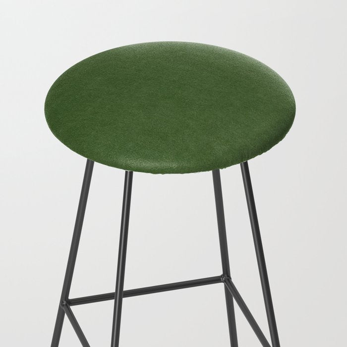 Sage Green Velvet texture Stool Gallery Image 2