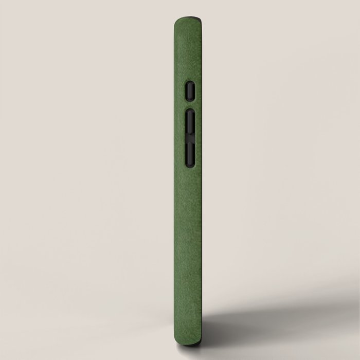 Sage Green Velvet texture iPhone Case Gallery Image 2