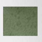 Sage Green Velvet texture Throw Blanket Gallery Image 2