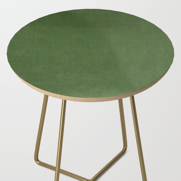Sage Green Velvet texture Side Table Gallery Image 2