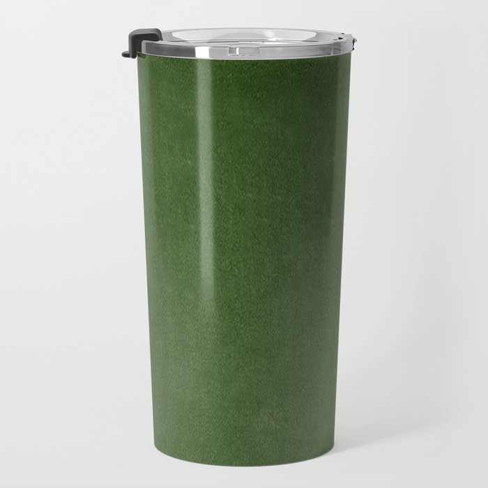 Sage Green Velvet texture Travel Mug Gallery Image 3