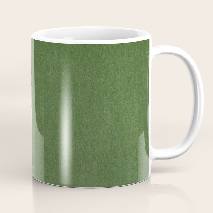 Sage Green Velvet texture Coffee Mug Gallery Image 1