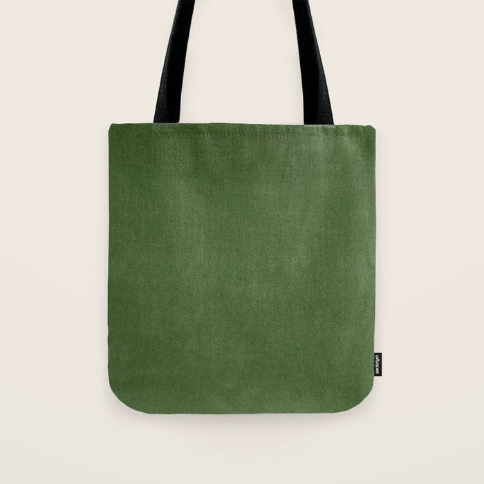 Sage Green Velvet texture Tote Bag Gallery Image 1