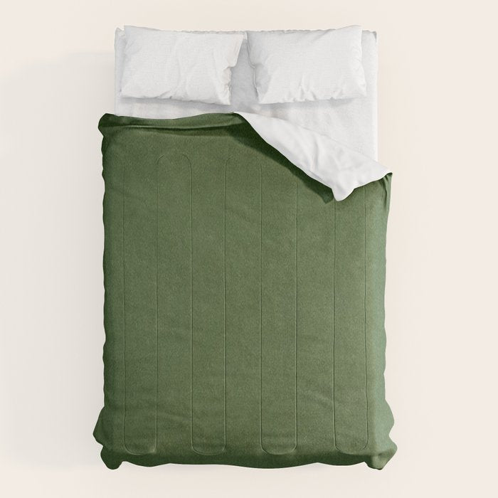 Sage Green Velvet texture Comforter Gallery Image 6