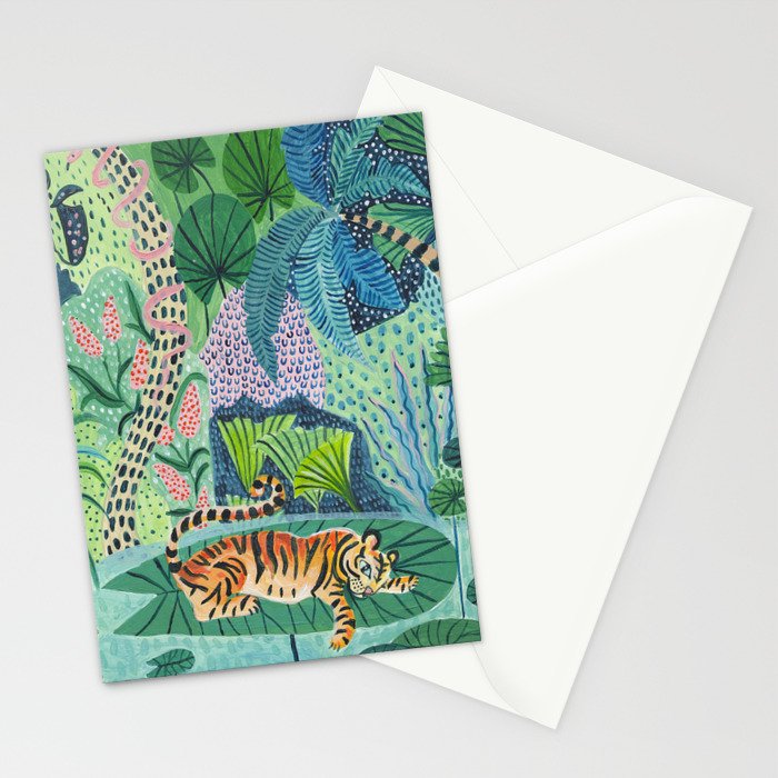 Jungle Tiger Stationery Card Gallery Image 2