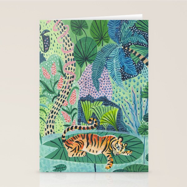 Jungle Tiger Stationery Card Gallery Image 2