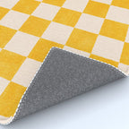 CHECKER - 001 - Goldenrod Rug Gallery Image 4
