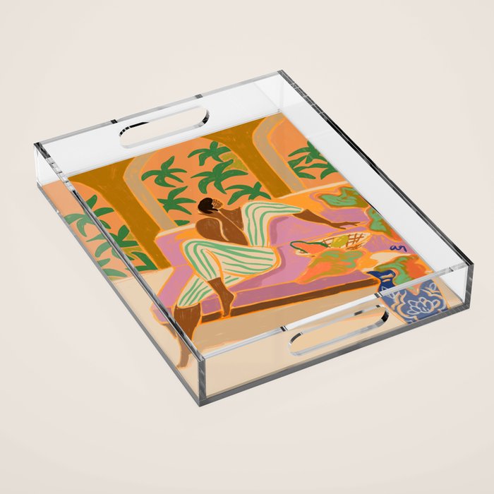 Lounging at Twillight  Acrylic Tray Gallery Image 1