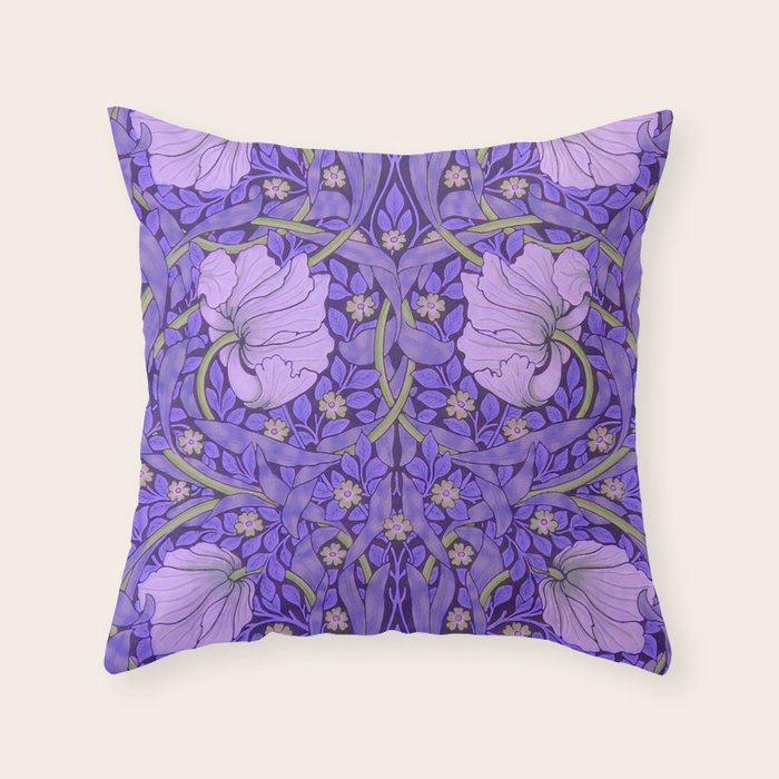 William Morris "Pimpernel" 2. Throw Pillow Gallery Image 6
