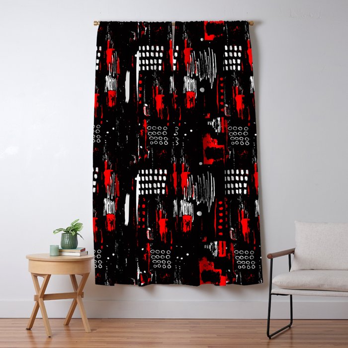 Urban Expressionism Window Curtain Gallery Image 1