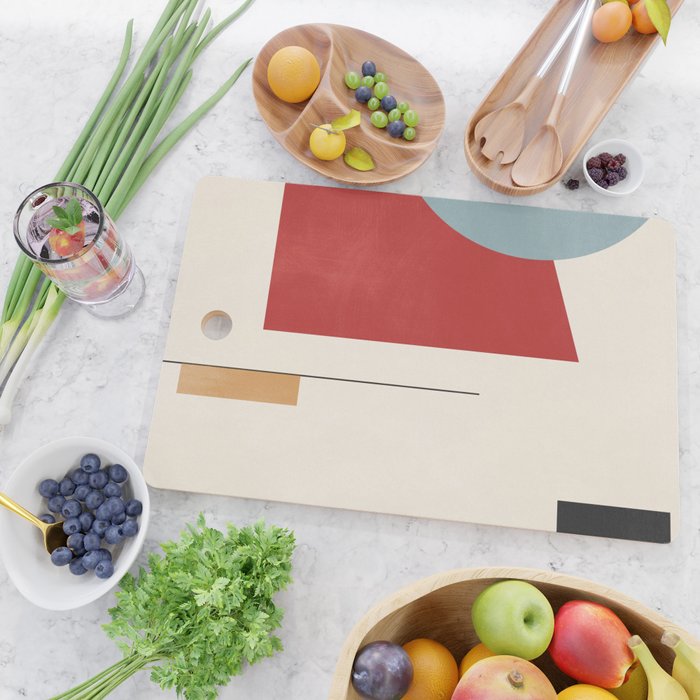 Minimal Geometric Abstraction 28 Cutting Board Gallery Image 2