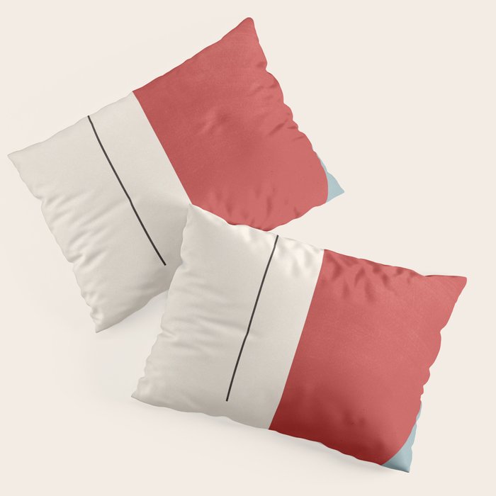 Minimal Geometric Abstraction 28 Pillow Sham Gallery Image 1