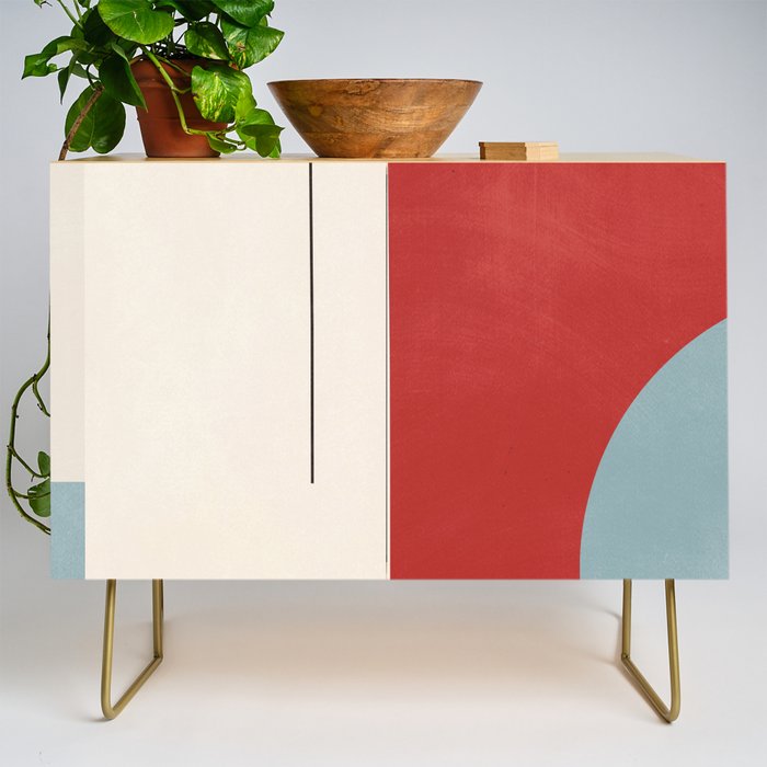 Minimal Geometric Abstraction 28 Credenza Gallery Image 1