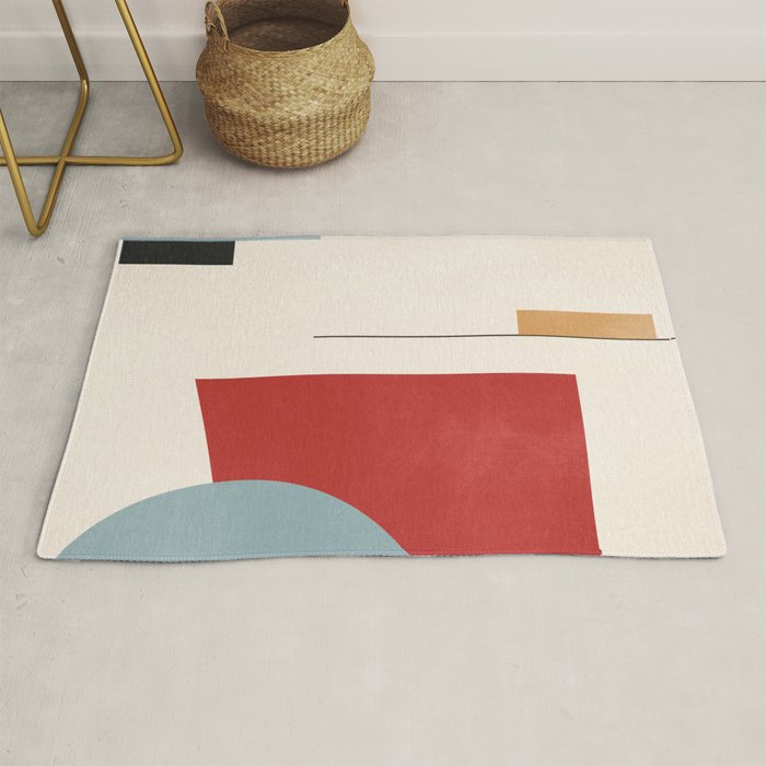 Minimal Geometric Abstraction 28 Rug Gallery Image 1