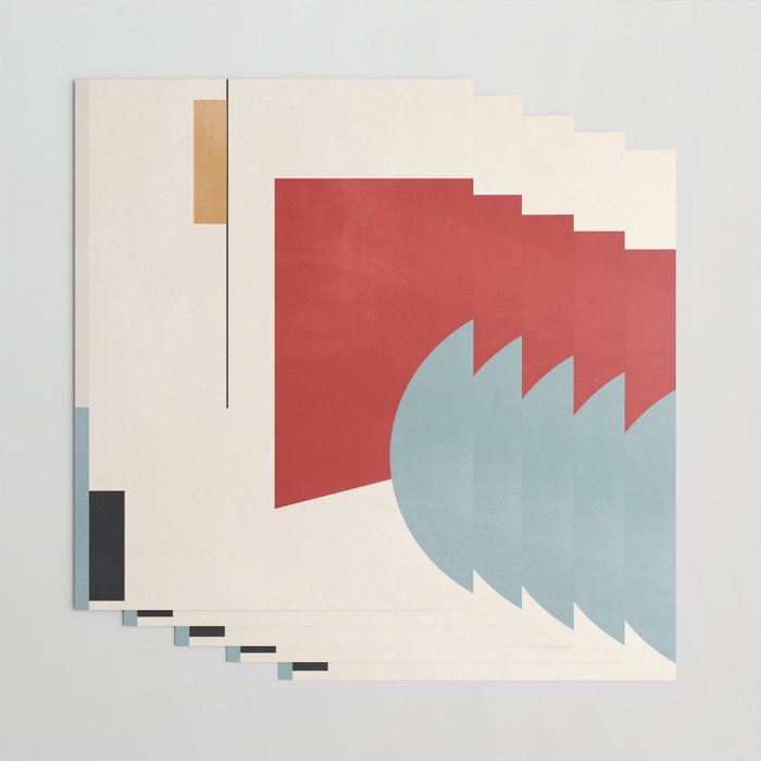Minimal Geometric Abstraction 28 Wrapping Paper Gallery Image 3