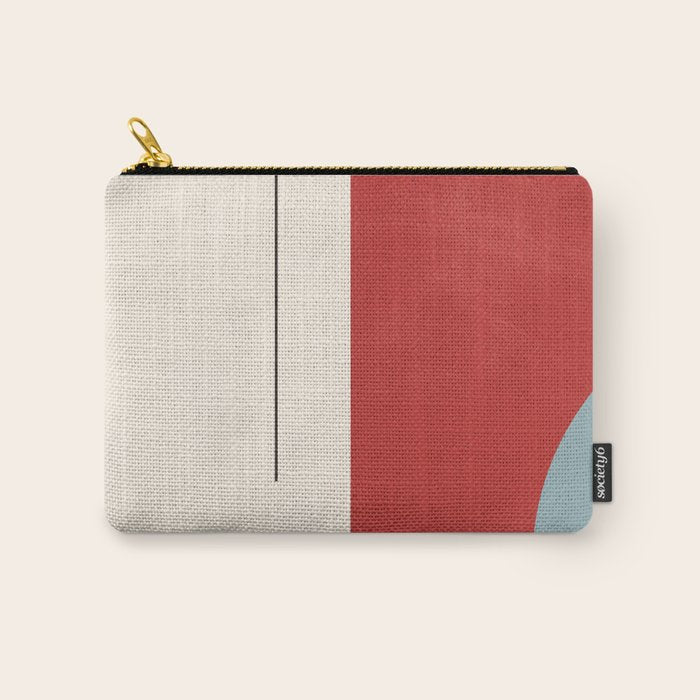Minimal Geometric Abstraction 28 Carry All Pouch Gallery Image 1