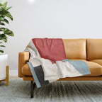 Minimal Geometric Abstraction 28 Throw Blanket Gallery Image 1