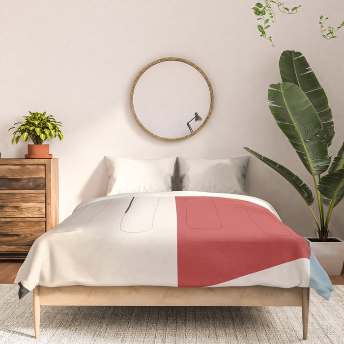 Minimal Geometric Abstraction 28 Comforter Gallery Image 3