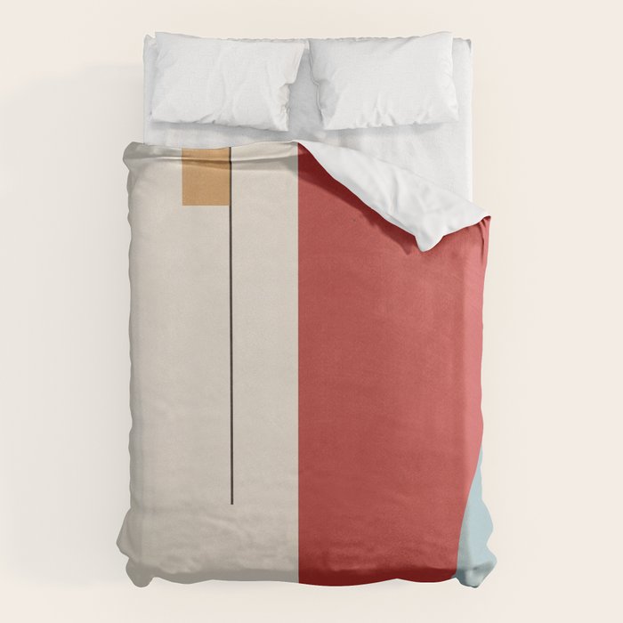 Minimal Geometric Abstraction 28 Duvet Cover Gallery Image 6