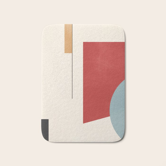 Minimal Geometric Abstraction 28 Bath Mat Gallery Image 1
