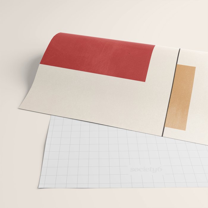 Minimal Geometric Abstraction 28 Wrapping Paper Gallery Image 2