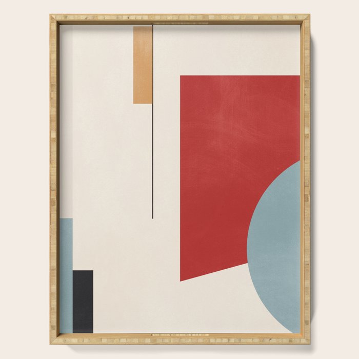 Minimal Geometric Abstraction 28 Serving Tray Gallery Image 1