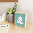 Keep Calm Cat Mini Art Print Gallery Image 2