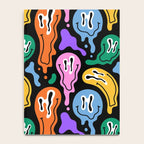 Colorful melted happy face pattern Notebook Gallery Image 4