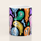 Colorful melted happy face pattern Coffee Mug Gallery Image 4