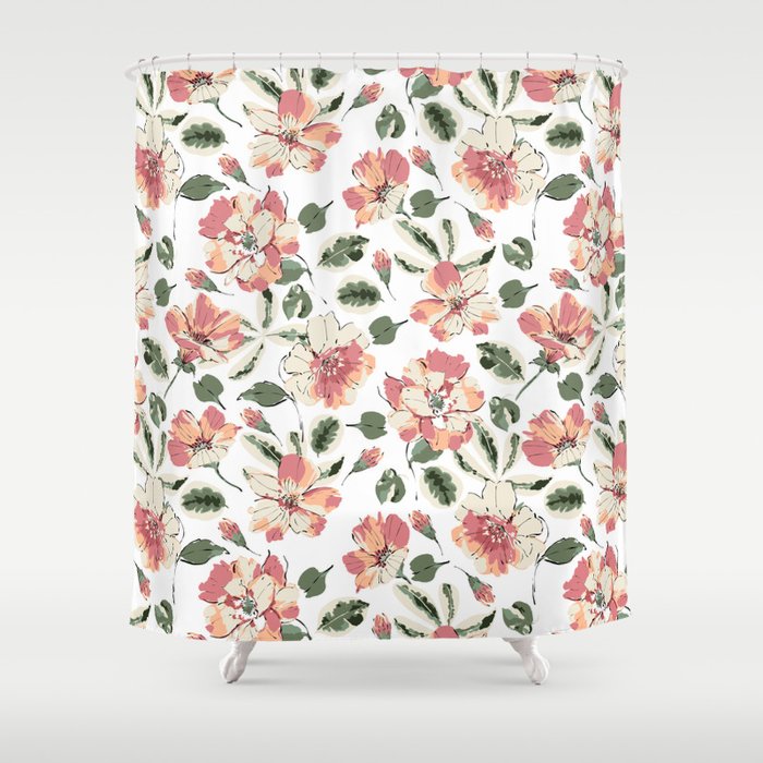 Modern tropical garden WGP Shower Curtain Gallery Image 1