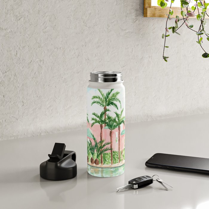 Pink Hotel Water Bottle Gallery Image 4