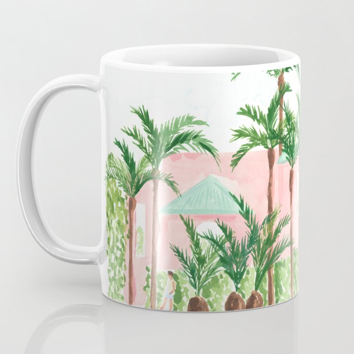 Pink Hotel Coffee Mug Gallery Image 3