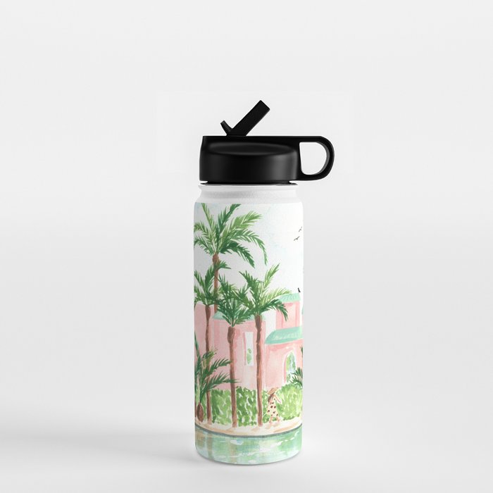 Pink Hotel Water Bottle Gallery Image 1