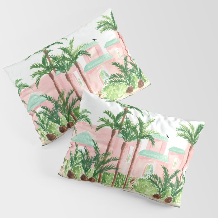 Pink Hotel Pillow Sham Gallery Image 3