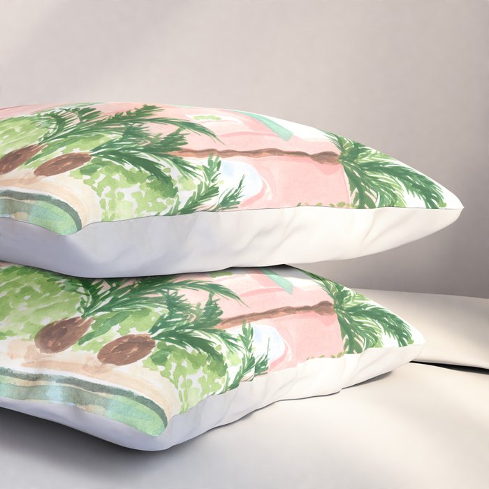 Pink Hotel Pillow Sham Gallery Image 3
