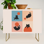 Cat and Sun 2x2 Credenza Gallery Image 1
