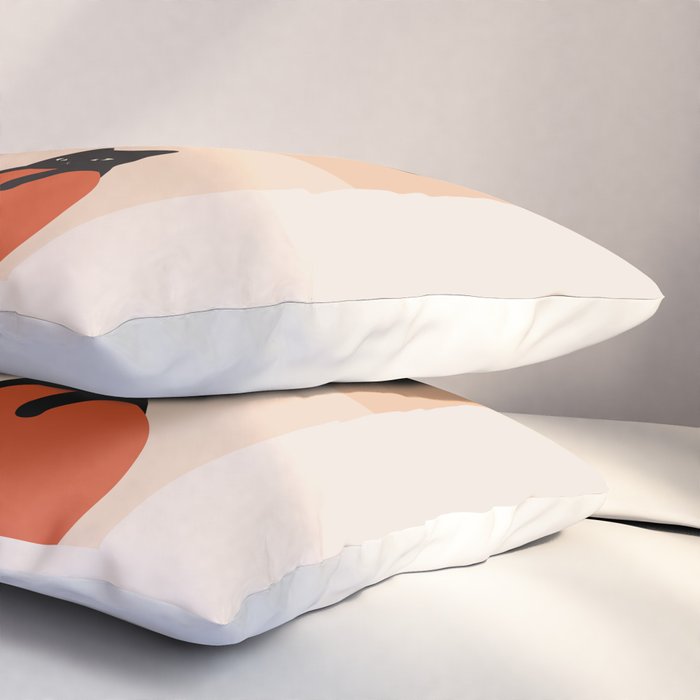 Cat and Sun 2x2 Pillow Sham Gallery Image 3