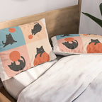 Cat and Sun 2x2 Pillow Sham Gallery Image 2