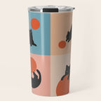 Cat and Sun 2x2 Travel Mug Gallery Image 1