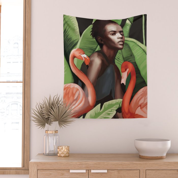 Jungle Grace Wall Tapestry Gallery Image 2