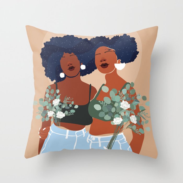 Soul Sisters Throw Pillow Gallery Image 6