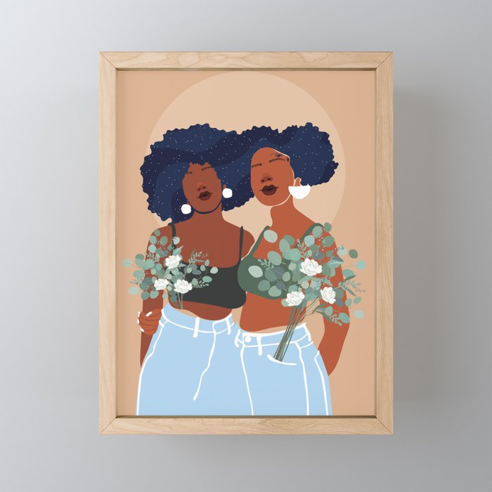 Soul Sisters Mini Art Print Gallery Image 1