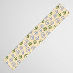 Hand-drawn Peace Symbol Pattern Table Runner Gallery Image 3