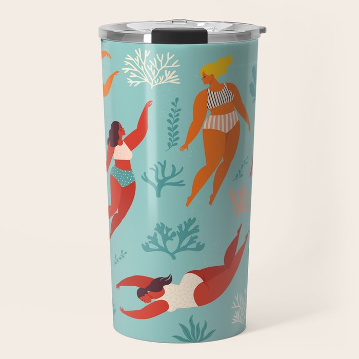 Swimming girl Travel Mug Gallery Image 1